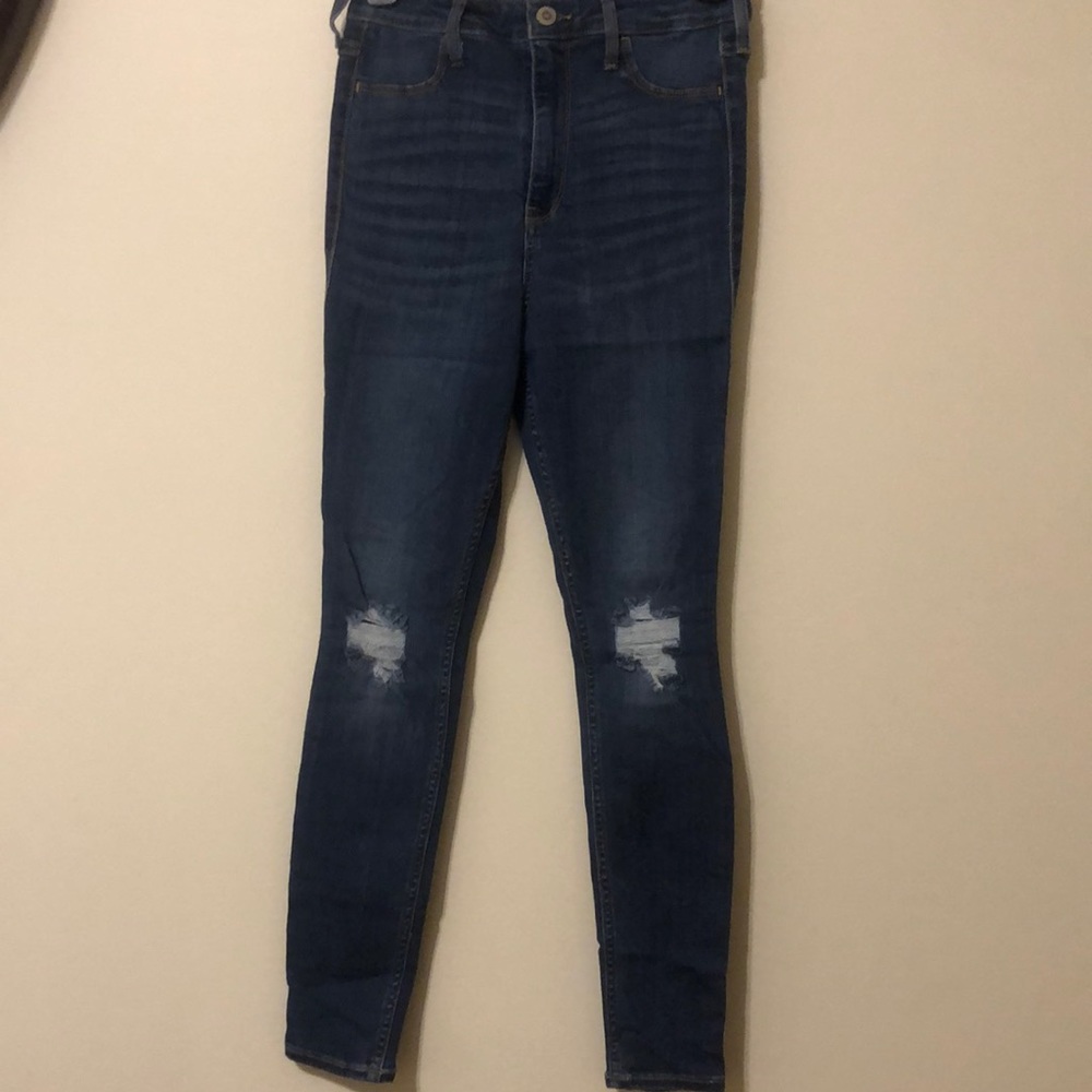 HOLLISTER ultra high rise jean legging, medium wash